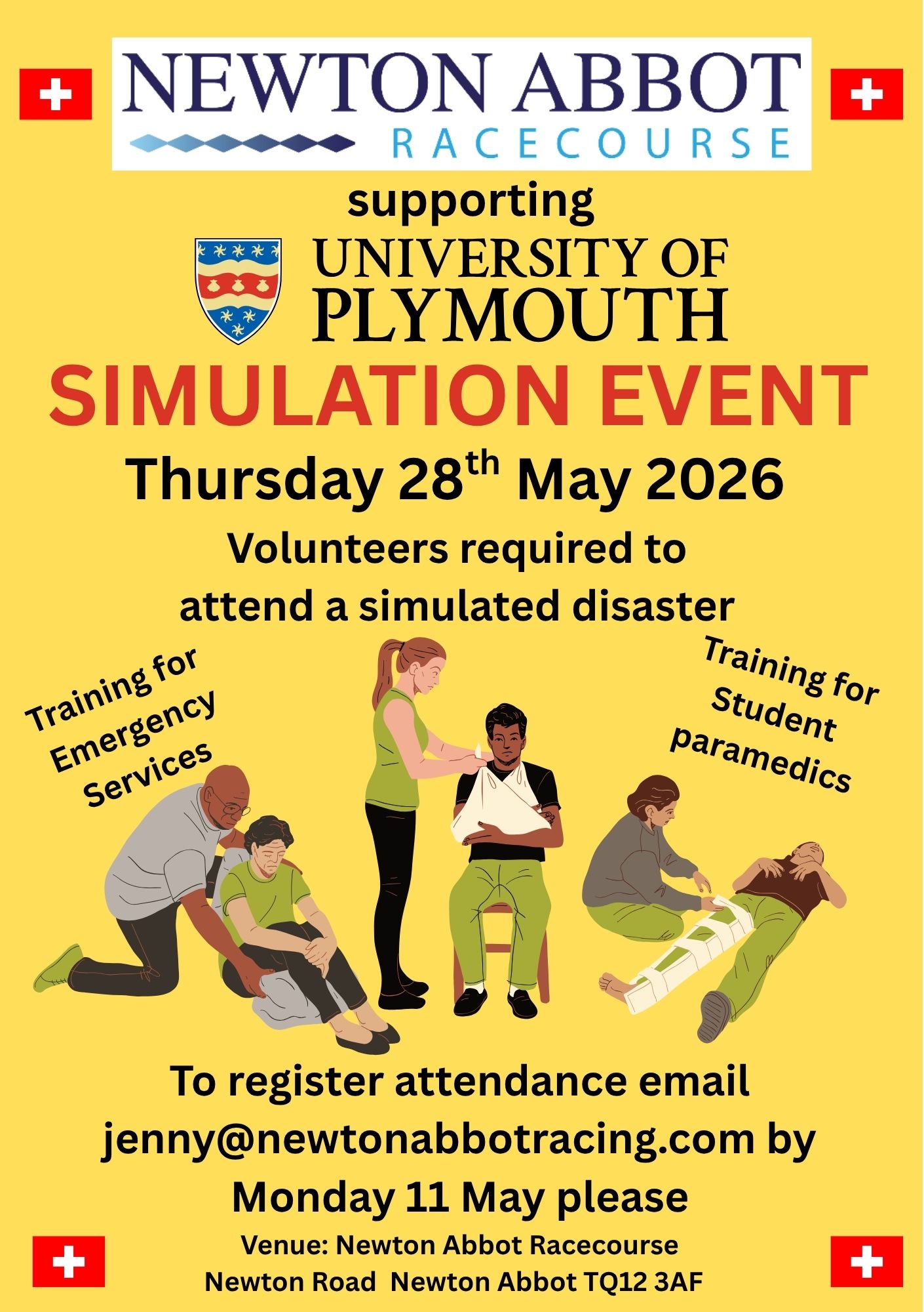 Simulation event Newton Abbot Racecourse